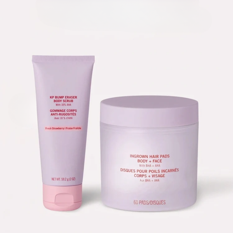 Ingrown Hair Pads and KP Scrub Set