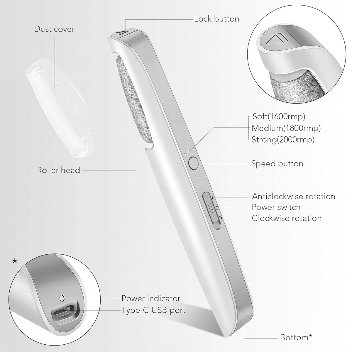 Electric Callus Remover – photo 4