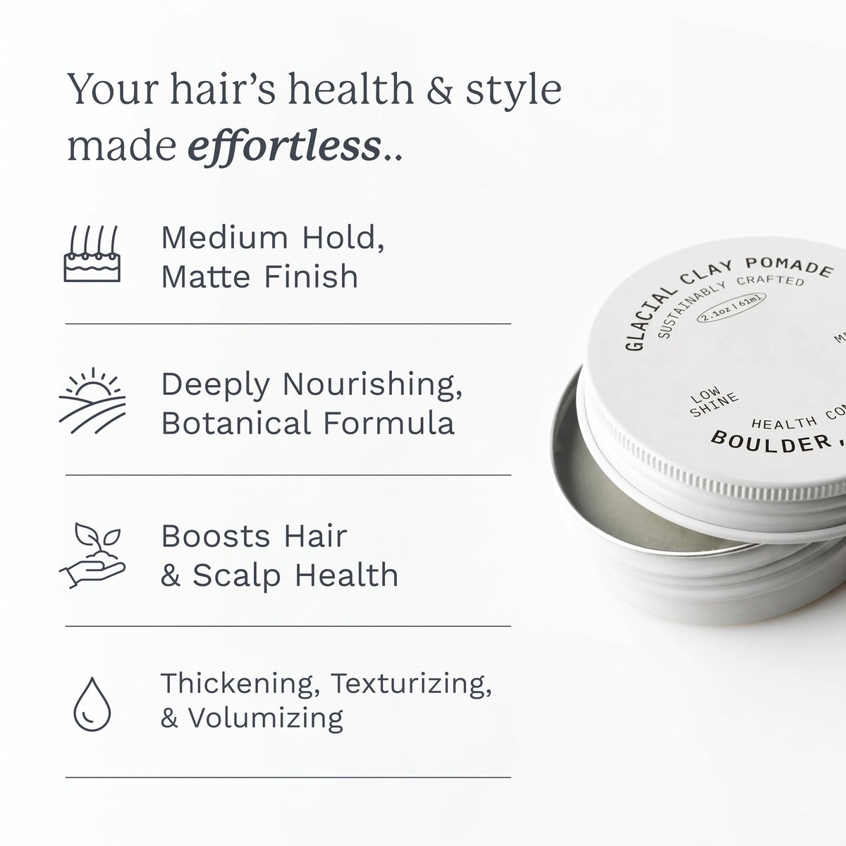 Hair Clay Pomade – photo 2