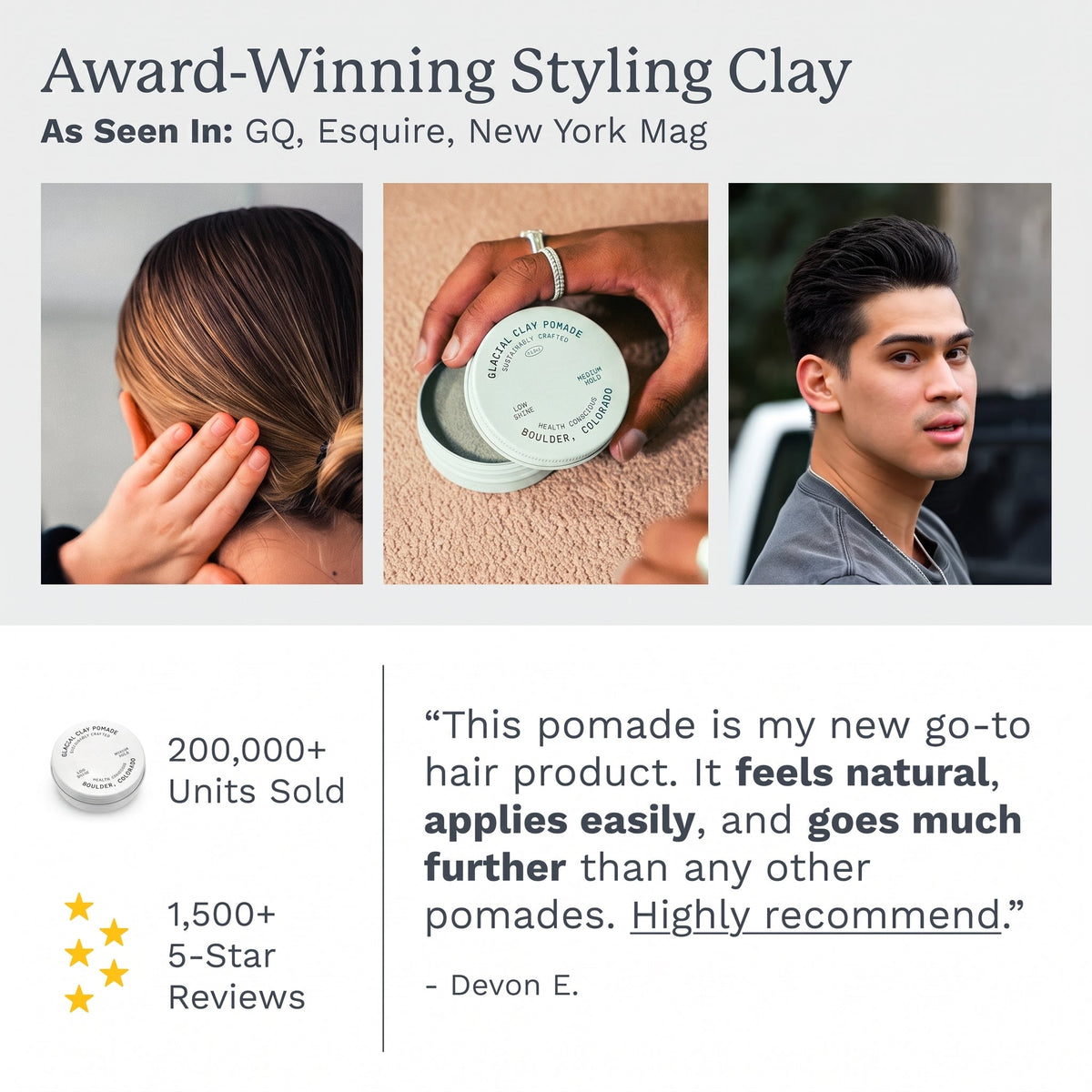 Hair Clay Pomade – photo 4
