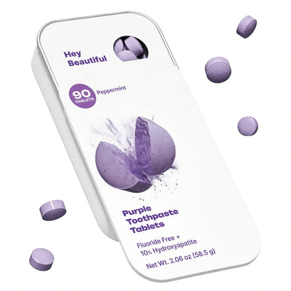 Purple Toothpaste Tablets