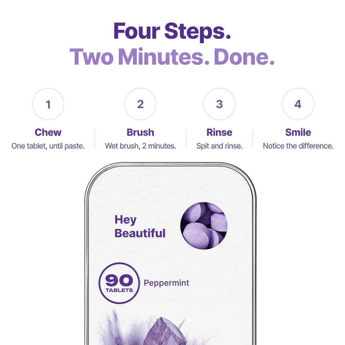 Purple Toothpaste Tablets – photo 6