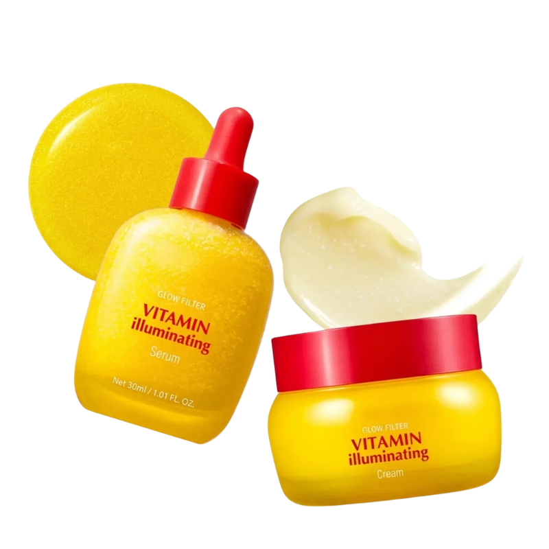 Brightening Serum and Cream Set
